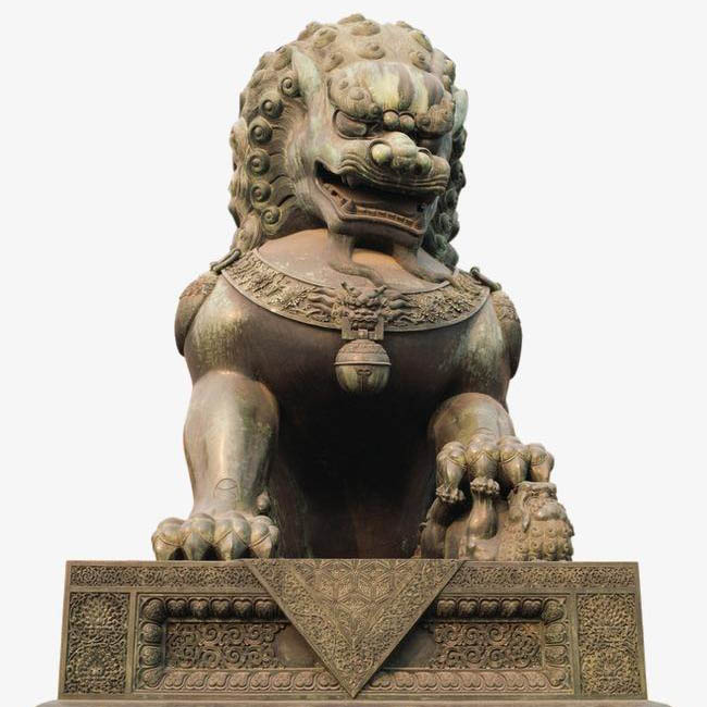 石獅子雕塑-獅子雕像-曲陽石獅子-門口獅子